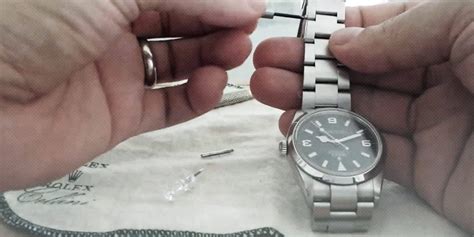 comment ouvrir le bracelet d une montre rolex|Rolex watch strap opening instructions.